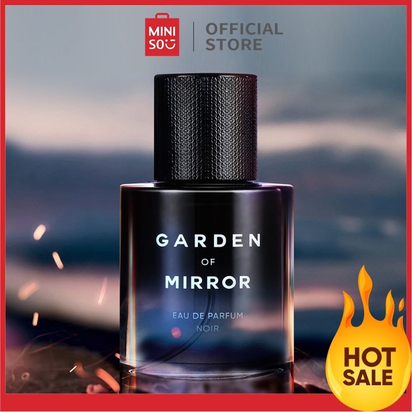 MINISO Parfum Pria Garden of Mirror Eau De Parfume 50ml - Noir (Wangi Dior Sauvage Tahan Lama) ORI 1