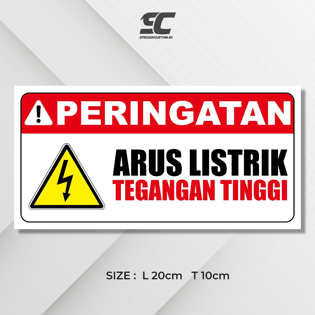 

STIKER VINYL ARUS LISTRIK TEGANGAN TINGGI