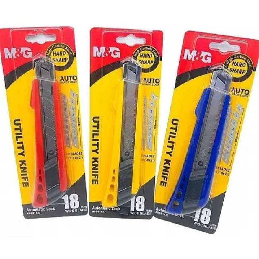 

M&G Cutter Utility Knife 18MM ASS91427 - Cutter M&G