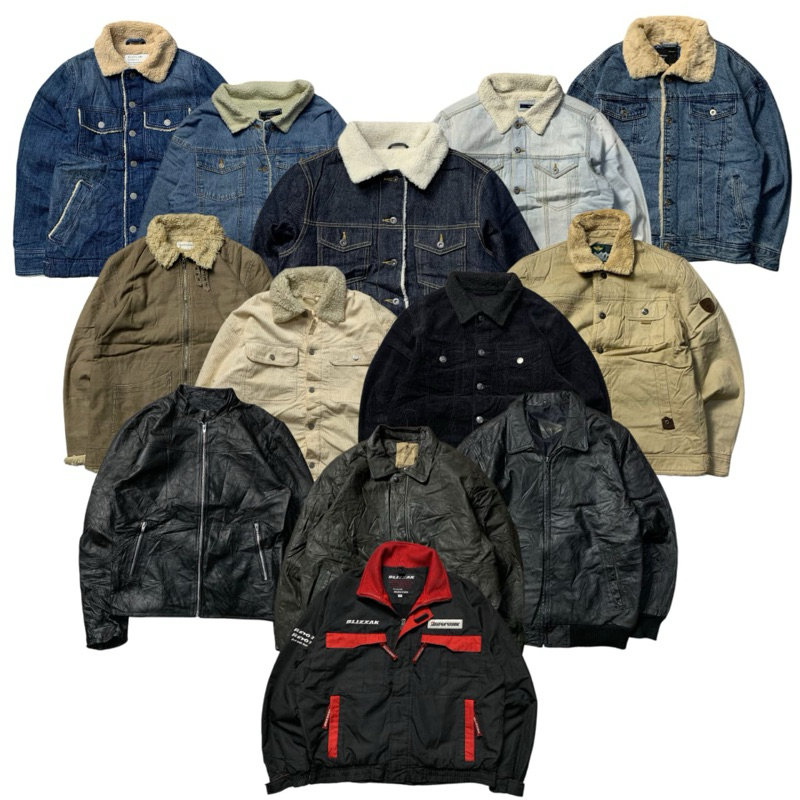 TRUCKER DENIM / TRUCKER CORDUROY / CORDUROY JAKET/ CANVAS JAKET / RIDING JAKET / LEATHER JAKET/ JAKE