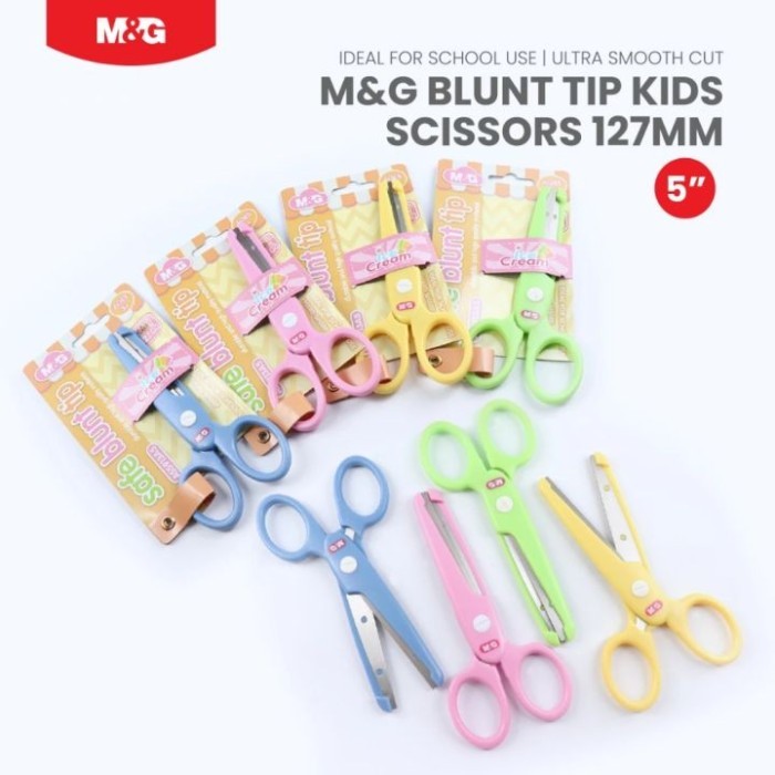 

M&G Kids Scissors Safe Blunt Tip ASS913A5 - Gunting Kids M&G - Gunting M&G
