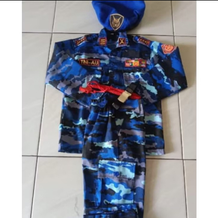 Seragam TNI AU loreng anak laki-laki/seragam tni anak laki-laki