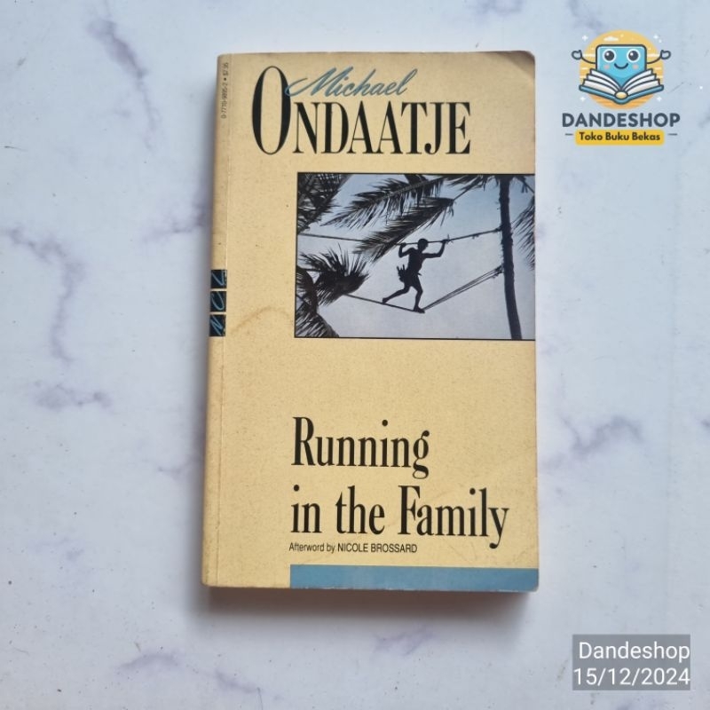 Running in the Family by Michael Ondaatje - Novel Bekas Preloved Original BAHASA INGGRIS