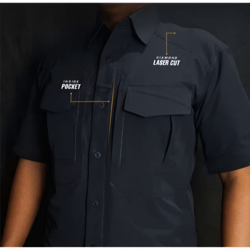 Kemeja taktical tangan pendek terbaru