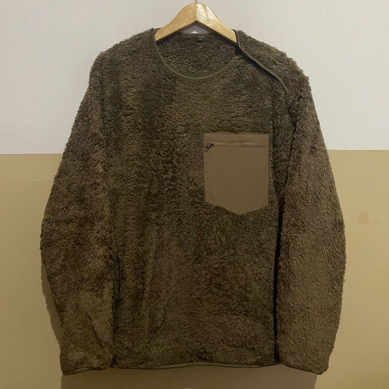 Sherpa Jacket Uniqlo Brown