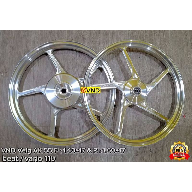 VELG VARIO 110/BEAT VND AK55 RING 17/VELG VND AK55 BEAT/VARIO 110 RING 17
