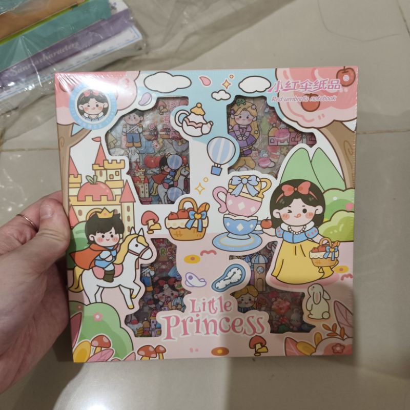 

Sticker Lucu Momo Sanrio Kuromi Cinnamoroll Princess isi 100 Pcs