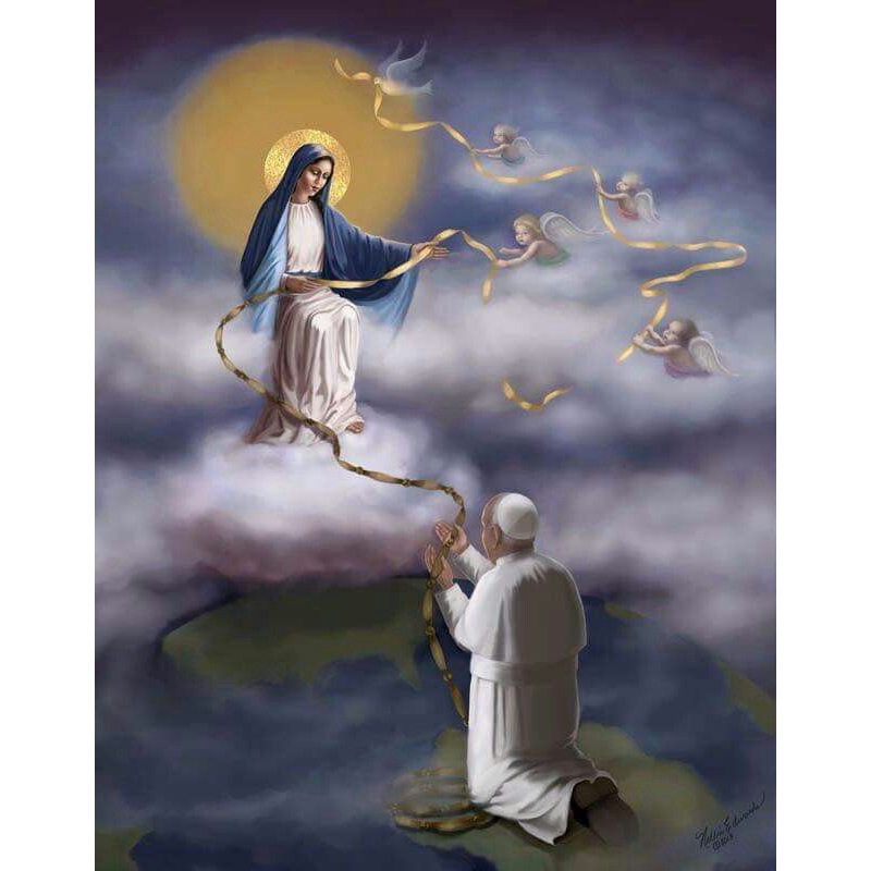 hiasan dingding poster jumbo ready bunda maria25