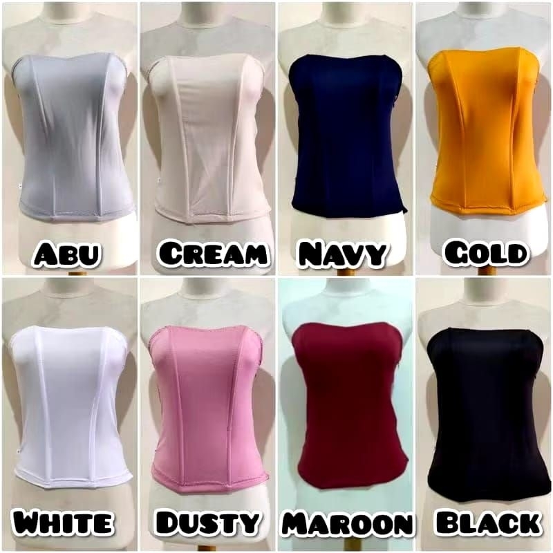 BUSTIER KAOS/kemben/longtorso/kamisol/daleman kebaya wanita