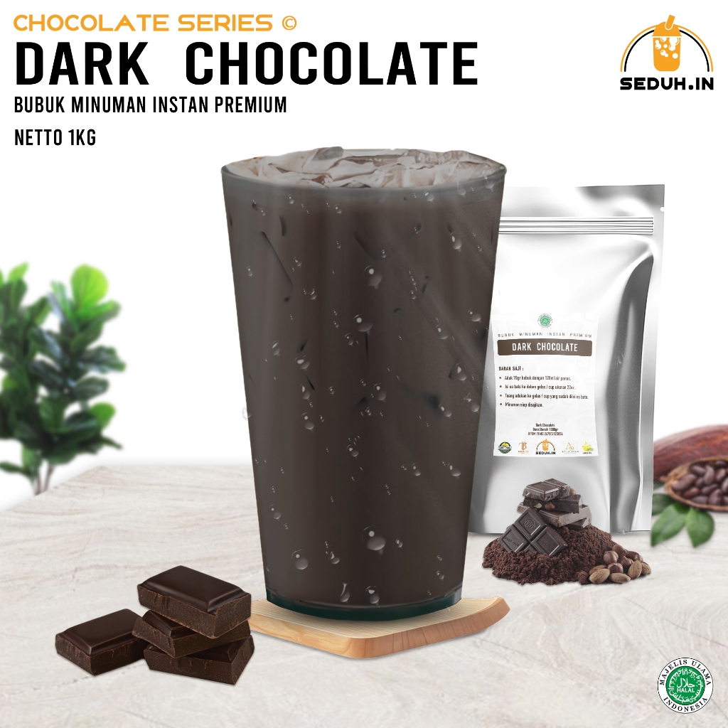 

SEDUHIN - OFFICIAL - Dark Chocolate 1KG / Bubuk Minuman Cokelat