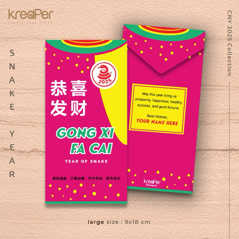 

AMPLOP / ANGPAO IMLEK CNY 2025 TAHUN ULAR PREMIUM (CNSNACK-02) HAW FLAKES