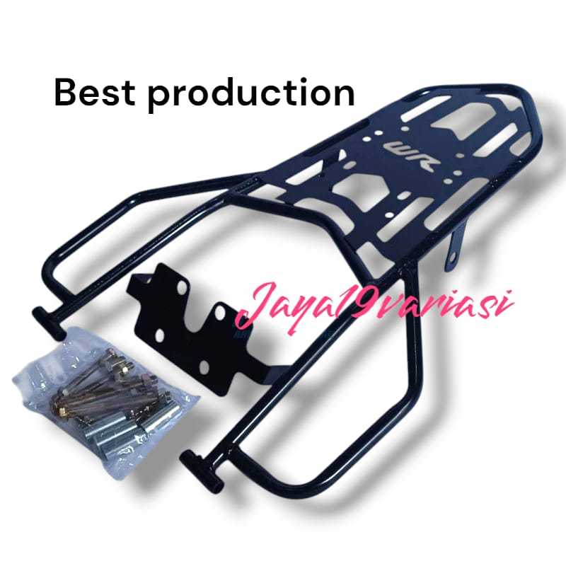 breket behel yamaha wr155cc behel top box wr155 breket rak wr 155