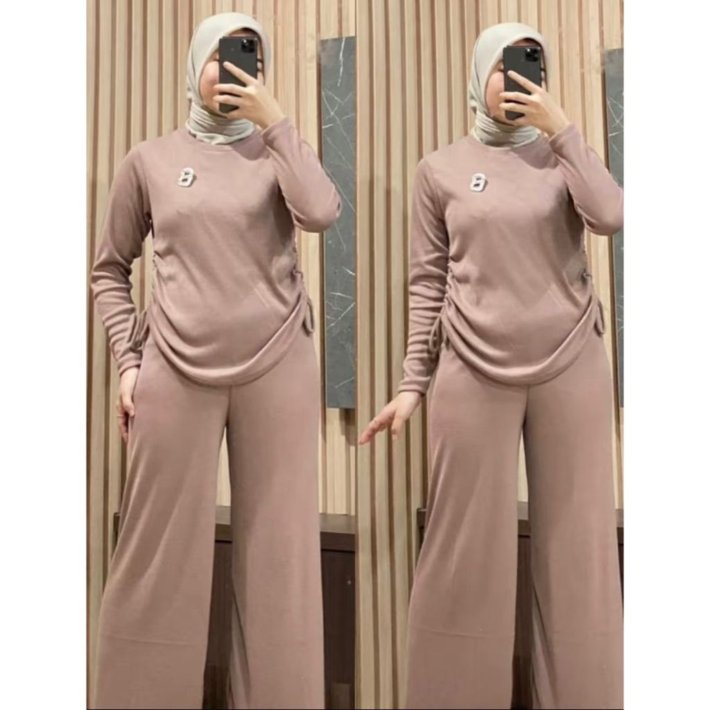 COD GRATIS ONGKIR | ONE SET TERBARU |KNIT VALLEN SET |SETELAN KNIT SERUT |SETELAN SERUT WANITA |ONE 