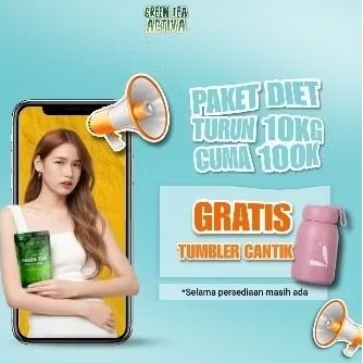 

TEH BIKIN TURUN BERAT BADAN GREEN TEA COD