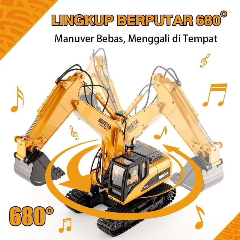 Mainan Excavator Remot / Mainan Remot Control / Mobil Excavator Remote