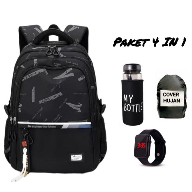 PREMIUM Tas cakep buat cowok / Tas ransel sekolah laki laki perempuan sd smp sma kualitas bagus /Tas