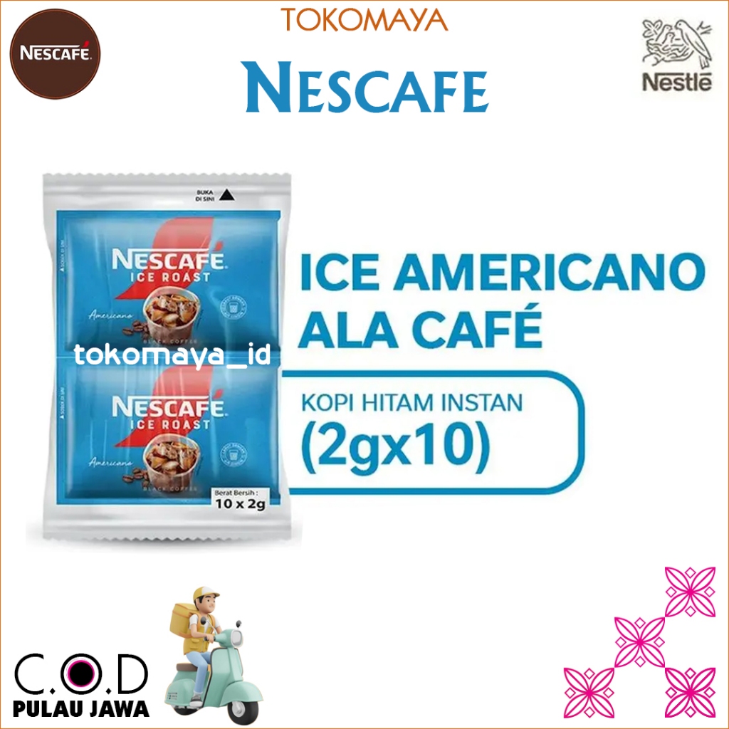 

Nestle Nescafe Ice Roast Americano Kopi Hitam Instant (10x2g)