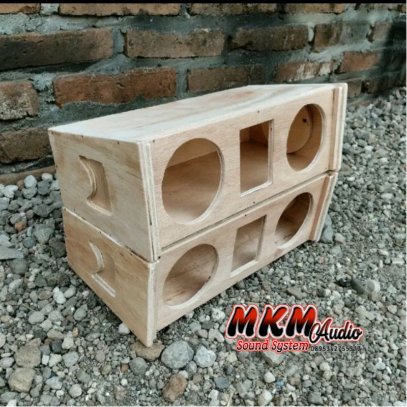 bok line array 4 in dobel + tweeter ukuran ax65