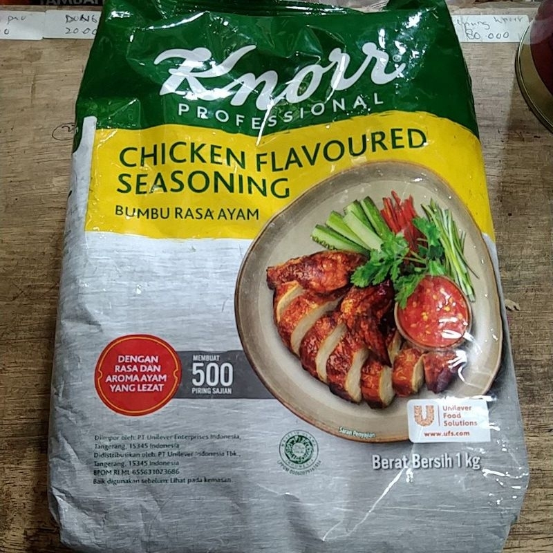 

TEPUNG KNORR/CHIKEN FLAVOURED SEASONING 1 KG