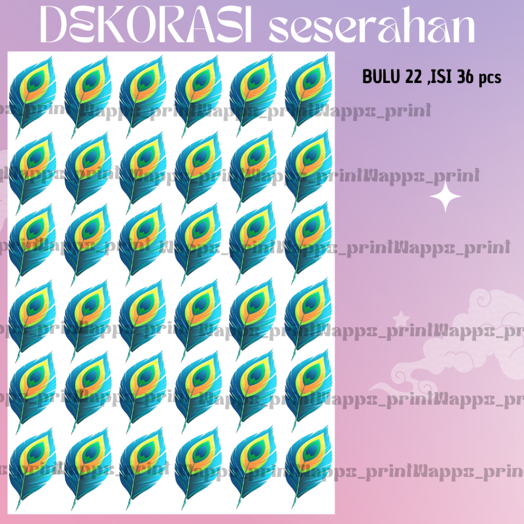 BULU TAMBAHAN untuk seserahan / Hiasan Buket Hantaran / Perlengkapan Hiasan Seserahan / Bulu Tambaha