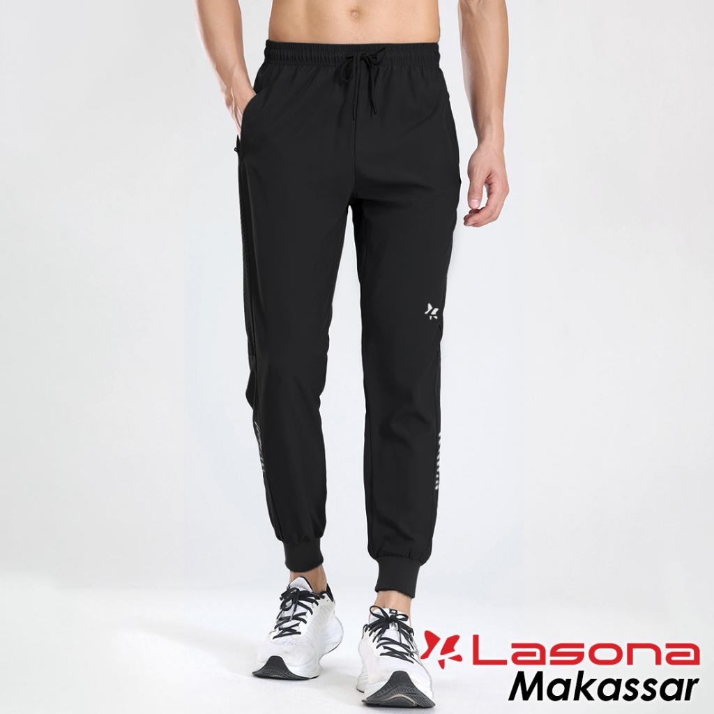 Lasona Men Fitness Celana Olahraga Pria CFF-014-AC Stok MAKASSAR