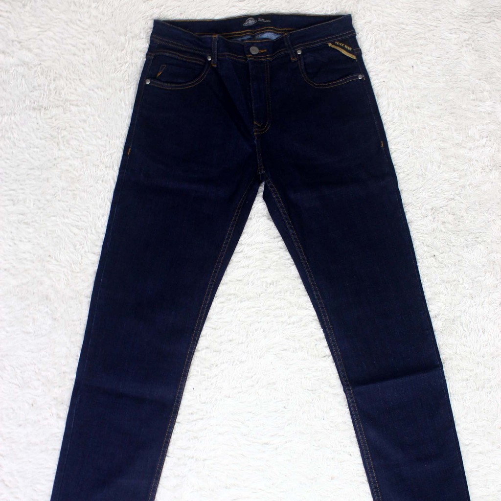Voice Man - Skinny Jeans Celana Panjang Pria Dark Denim Premium