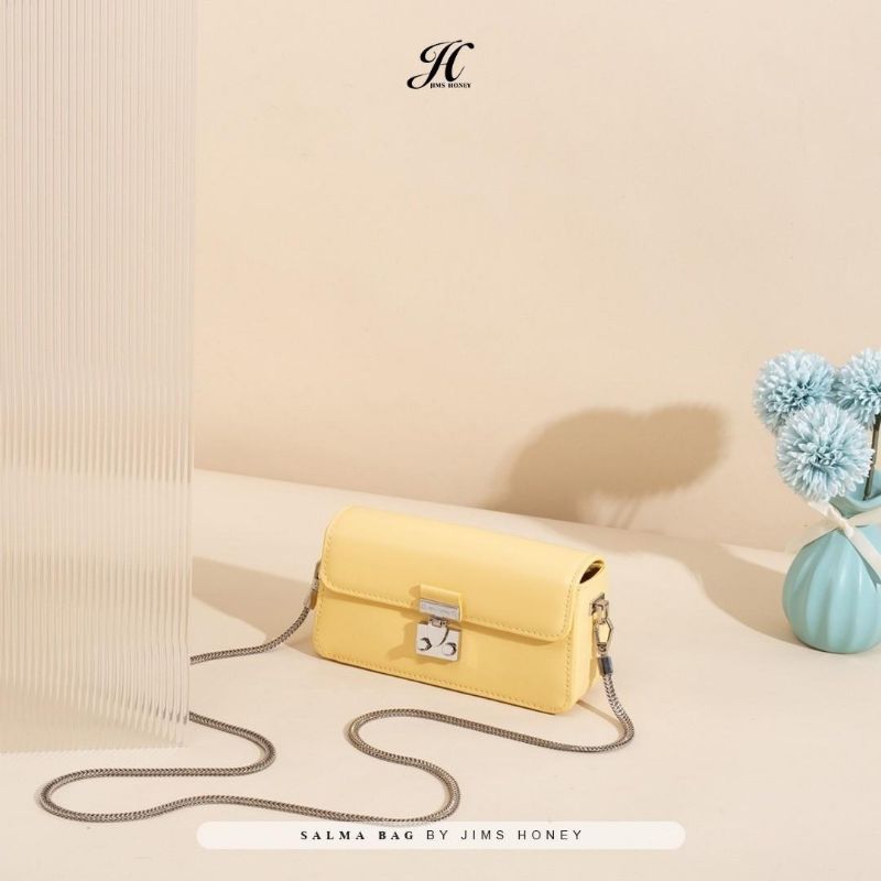 Salma Bag JIMSHONEY TAS WANITA TAS SIMPLE TAS TALI RANTAI TAS JALAN TAS MINIBAG