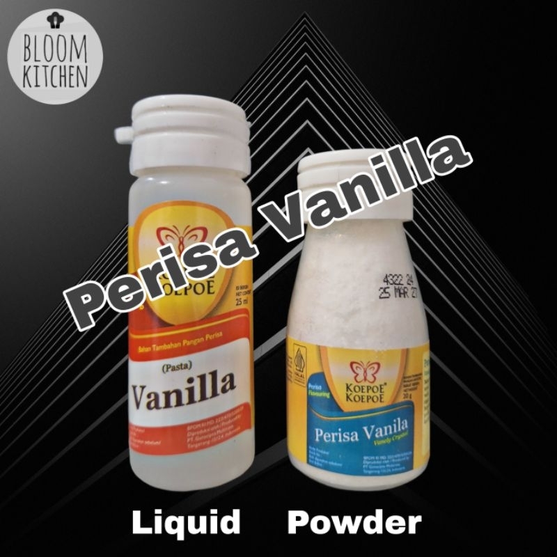 

Kupu Kupu PERISA VANILA Liquid Pasta 25ml / Powder Crystal 20gr
