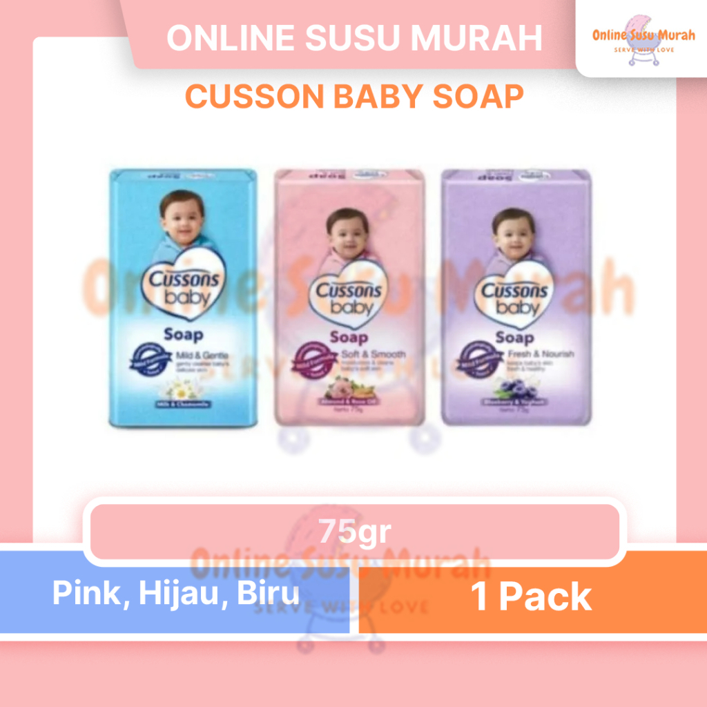 CUSSON BABY SOAP 60 GR SABUN BAYI 60GR PRLA
