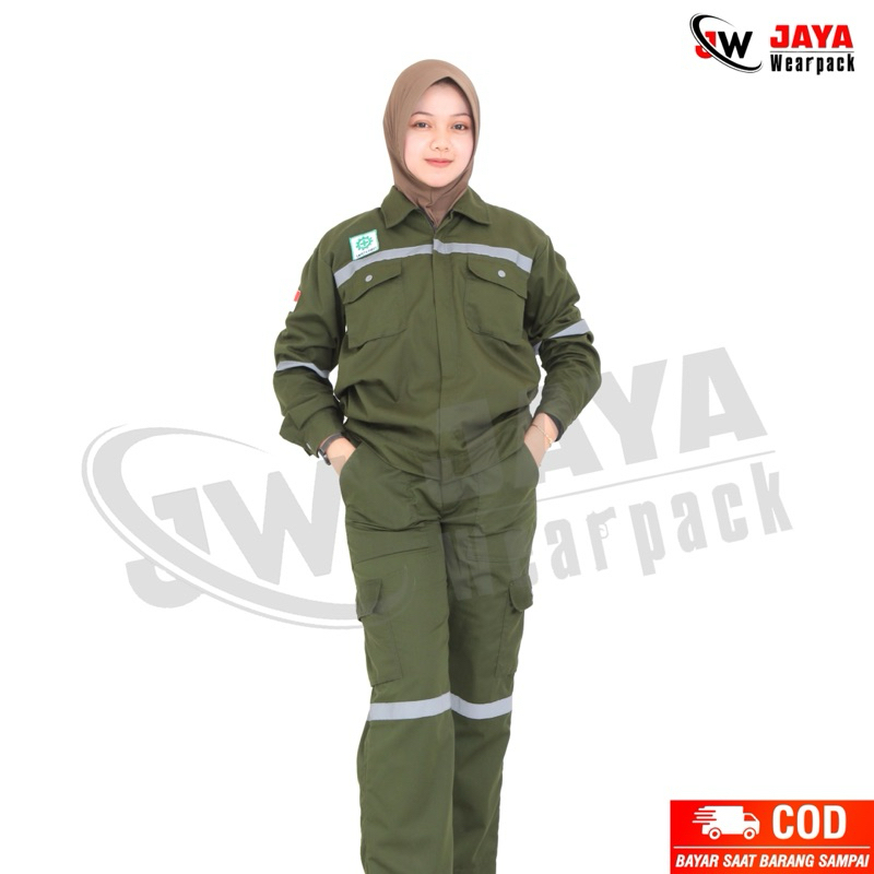 WEARPACK SAFETY HIJAU ARMY