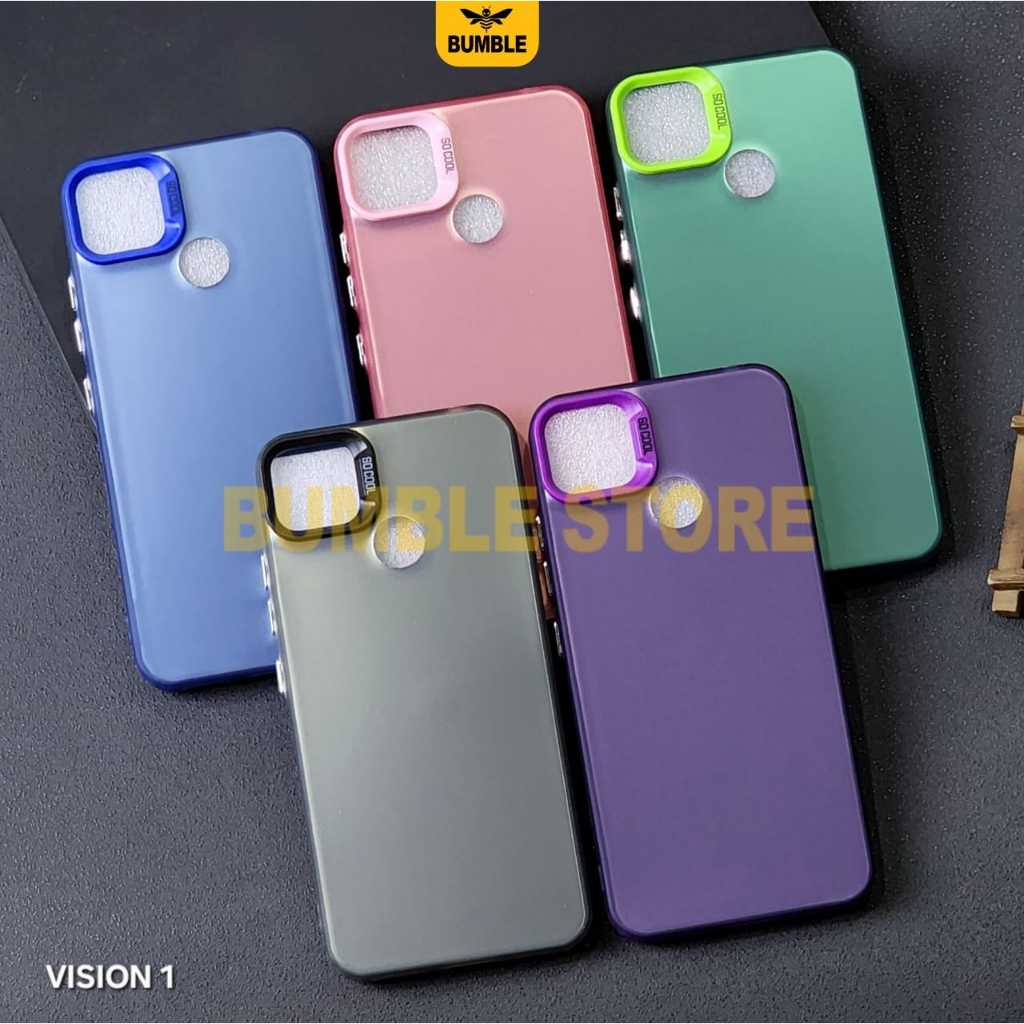 Case Itel Vision 1 Itel Vision 1 Plus Itel Vision 1 Pro Case IMD Color Plate Hologram Case - Bumble