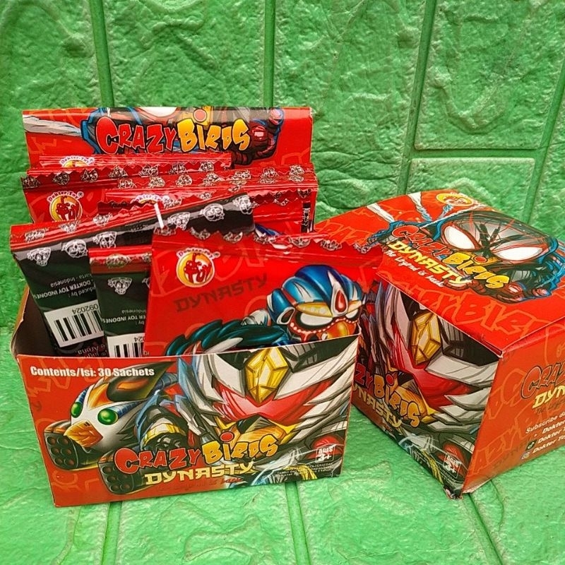 PAKET USAHA 30pcs GRAZY DINASTY Mainan DIY Puzzle Karoman Victory IMMORTAL 7 viral 1 box Grosir