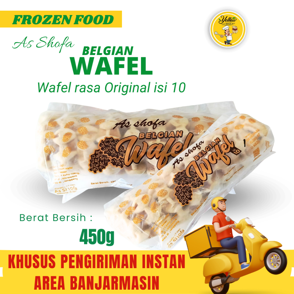 

BELGIAN WAFEL ISI 10 AS SHOFA / WAFEL FROZEN