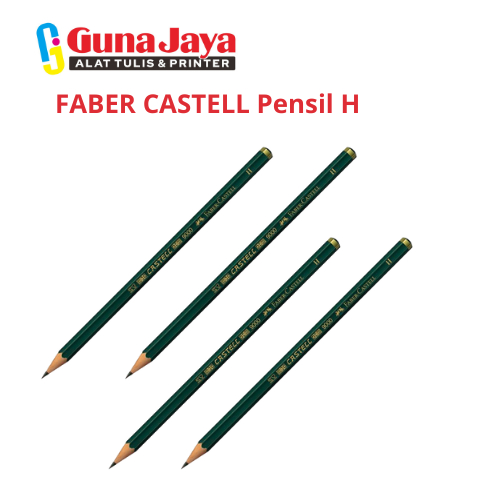 

FABER CASTELL Pensil H - Pensil Berkualitas untuk Menulis dan Menggambar Halus (SATUAN)
