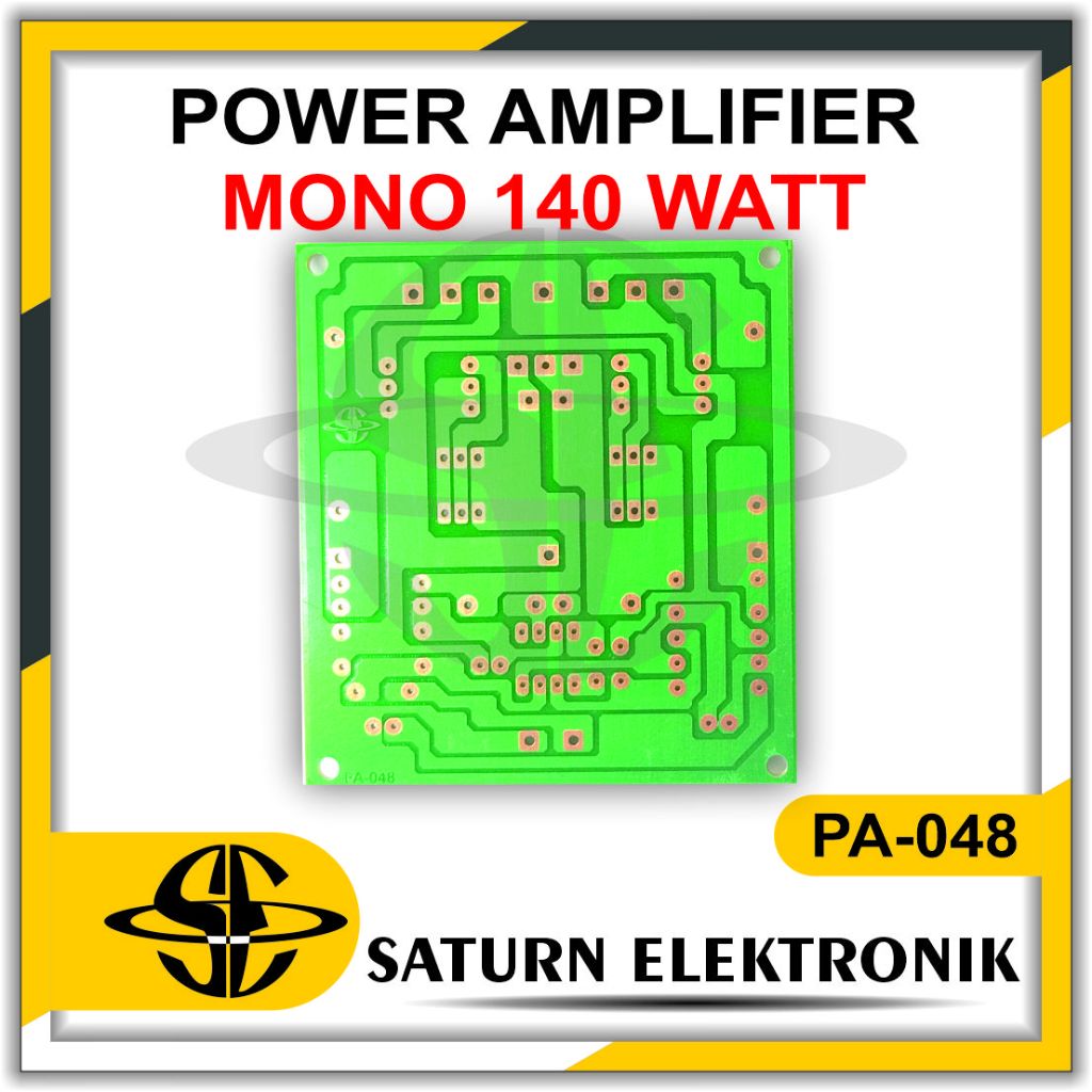 PCB 140 Watt Mono Power Amplifier 7.9X7.2 PA-048