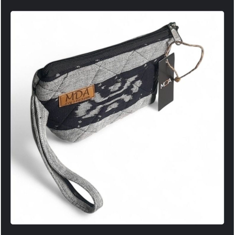pouch tenun motif ethnic troso | dompet wanita cantik tenun