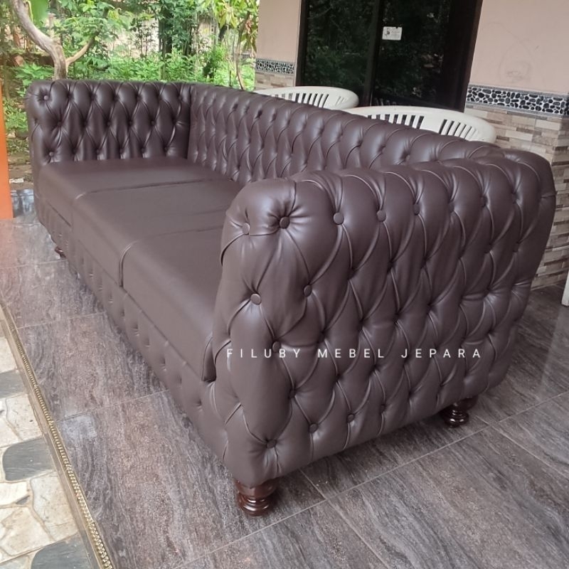 Kursi sofa kursi tamu kursi Chester kursi sofa tamu