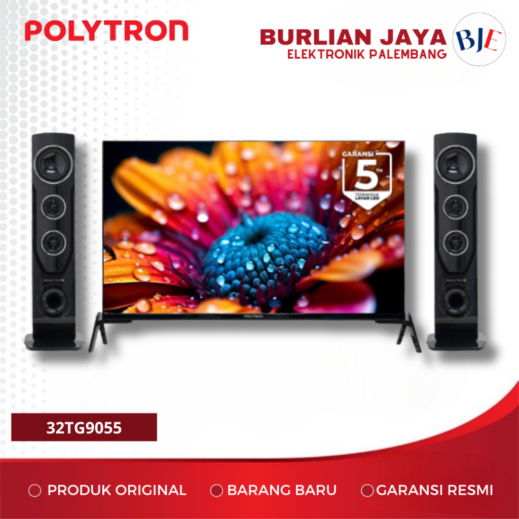 TV 32 INCH POLYTRON 32TG9055 GOOGLE SMART TV  diANDROID LED TV 32" PALEMBANG