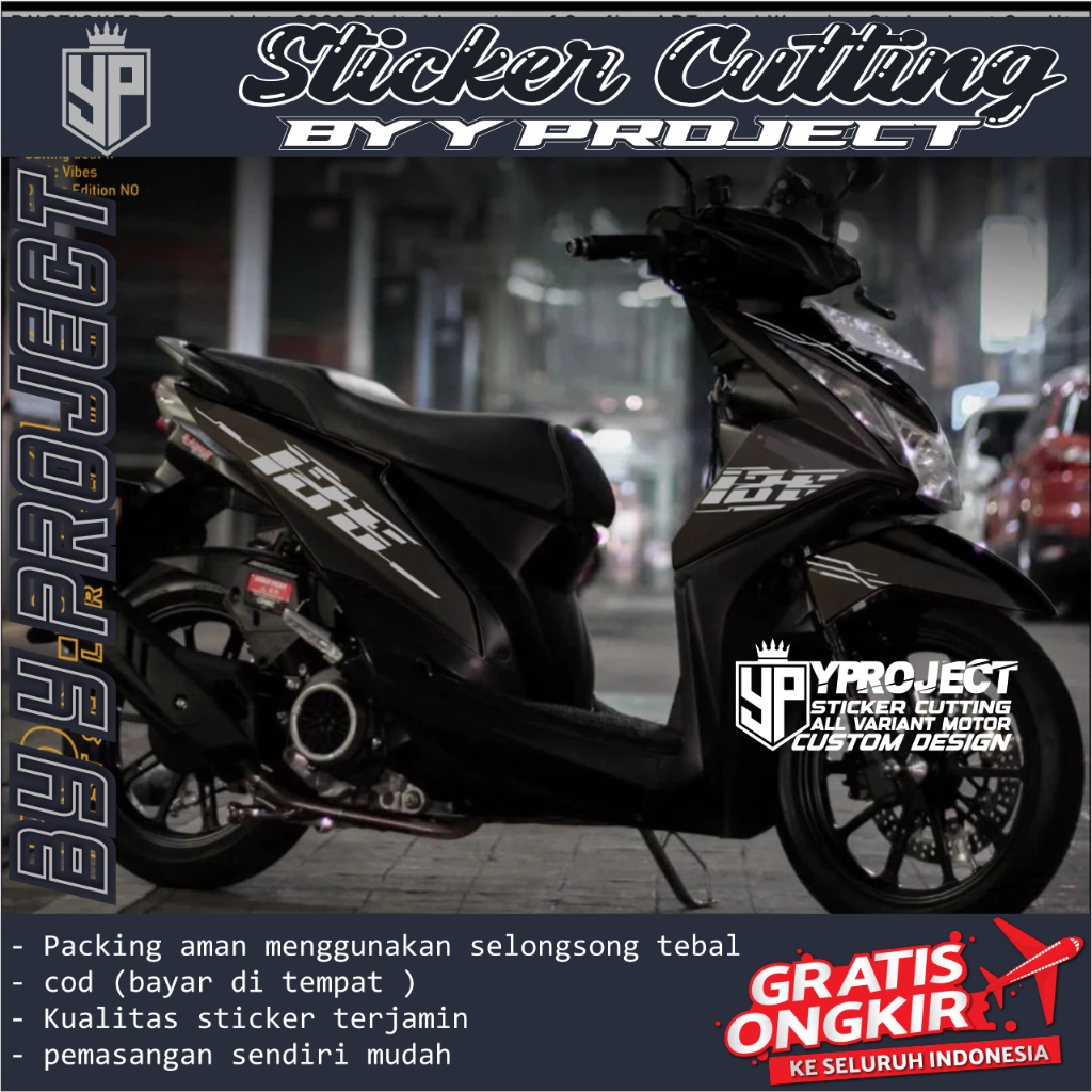 BEAT CUTTING STICKER VARIASI BEAT FI VARIASI BEAT F1 STIKER BEAT FI 2016 VARIASI BEAT FI 2013-2016