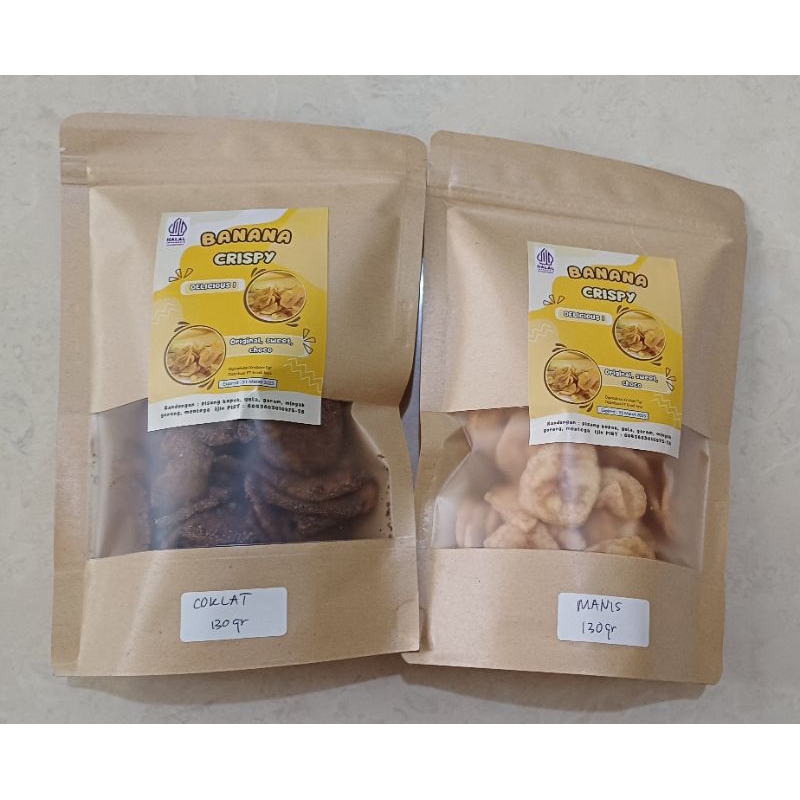 

Kripik Pisang Coklat 130gr