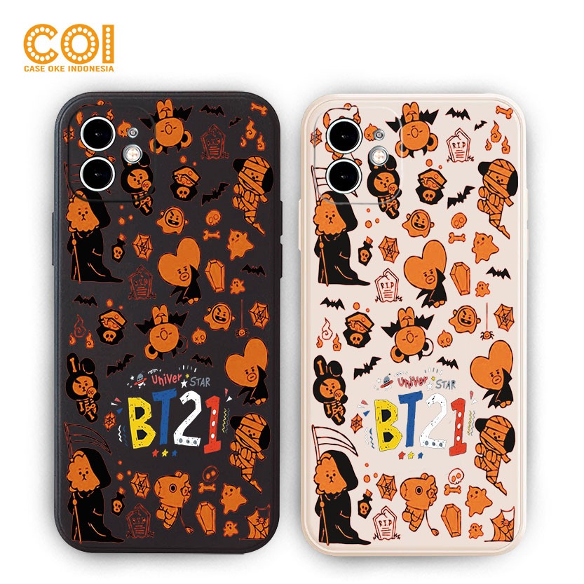 Case Xiaomi Redmi 12 12C 9 9A 9C 9T 10A 10C NOTE9 NOTE10 NOTE11 NOTE8 "BT21 HOLLOW" Softcase Pelindu
