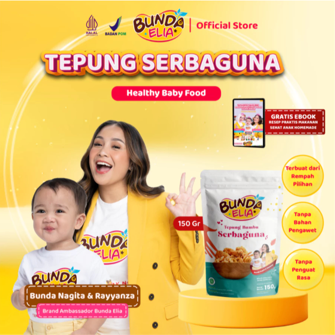 

Bumbu Bunda Elia Tepung Bumbu Tanpa Penguat Rasa / Tepung Bumbu Serbaguna Tanpa Pengawet