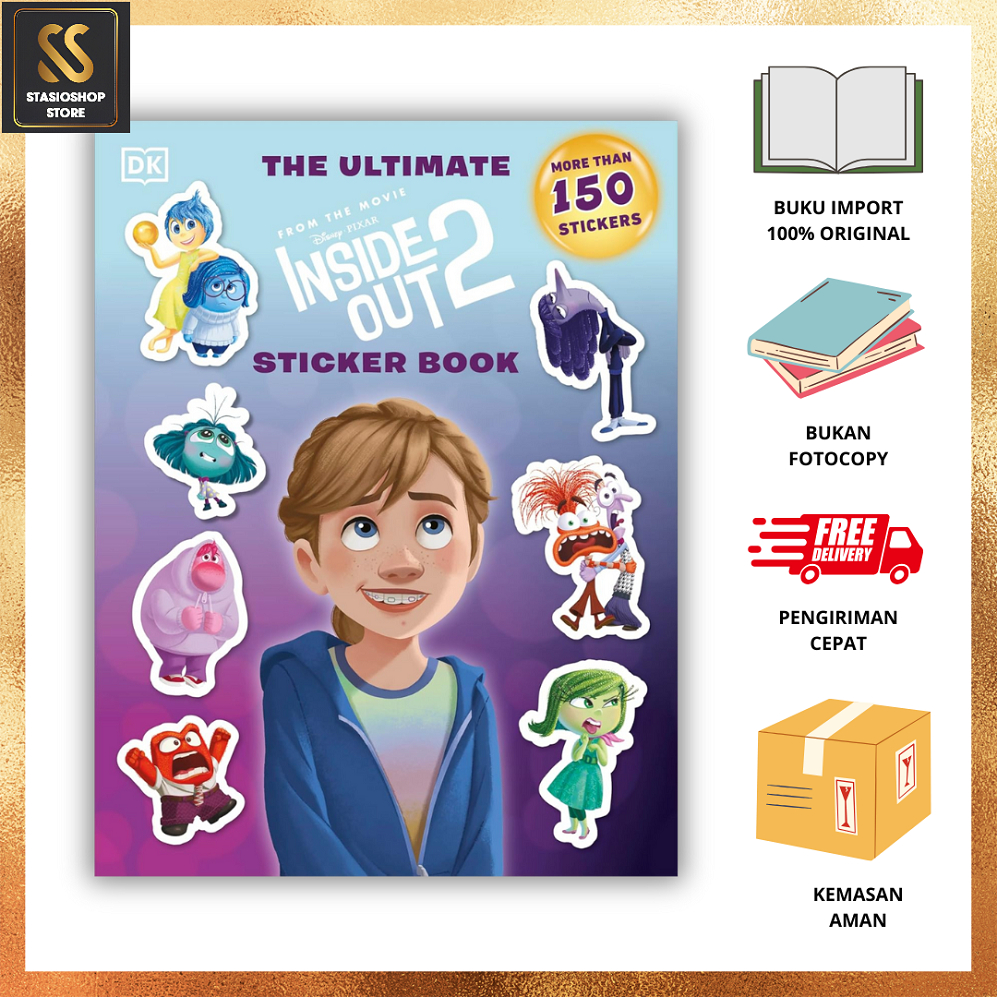 DISNEY PIXAR INSIDE OUT 2 ULTIMATE STICKER BOOK | 9780241647325