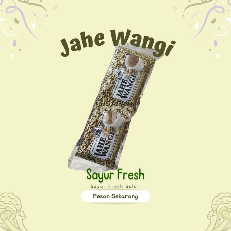 

Jahe Wangi Sachet - Sayur Fresh Solo