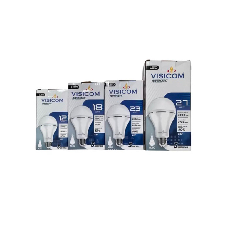 Lampu LED EMERGENCY VISICOM / LED MAGIC VISICOM 12W, 18W, 23W, dan 27W