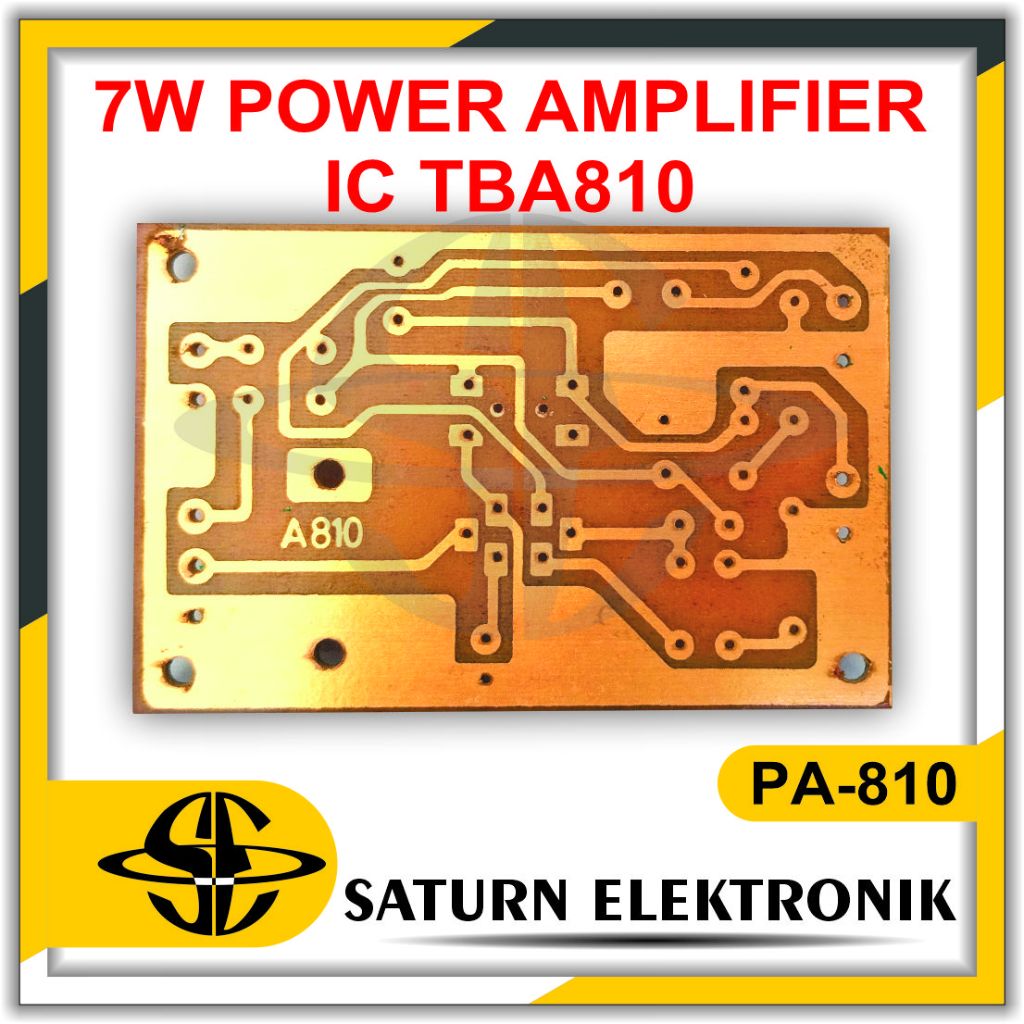 PCB 7 Watt Power Amplifier IC TBA810 PA-810