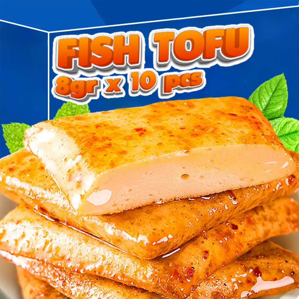 

( FISH TOFU / ODENG ) RASA PEDAS, MAKANAN RINGAN I 8 GRAM / PCS I SNACKMASTER