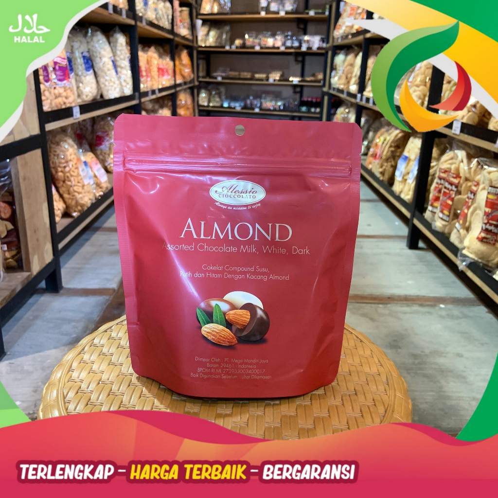 

ALESSIO ALMOND ASSORTED CHOCOLATE 180GR