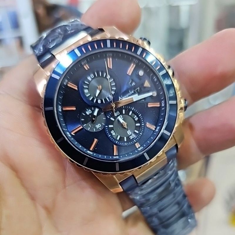 jam tangan pria sport ALEXANDRE CHRISTIE 6455 MCBURBU