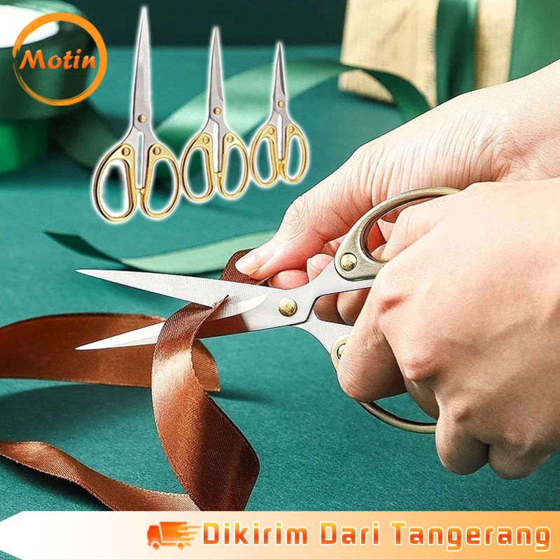 

Gunting Kain Jahit Stainless Serbaguna Gunting Tajam Benang Ukir